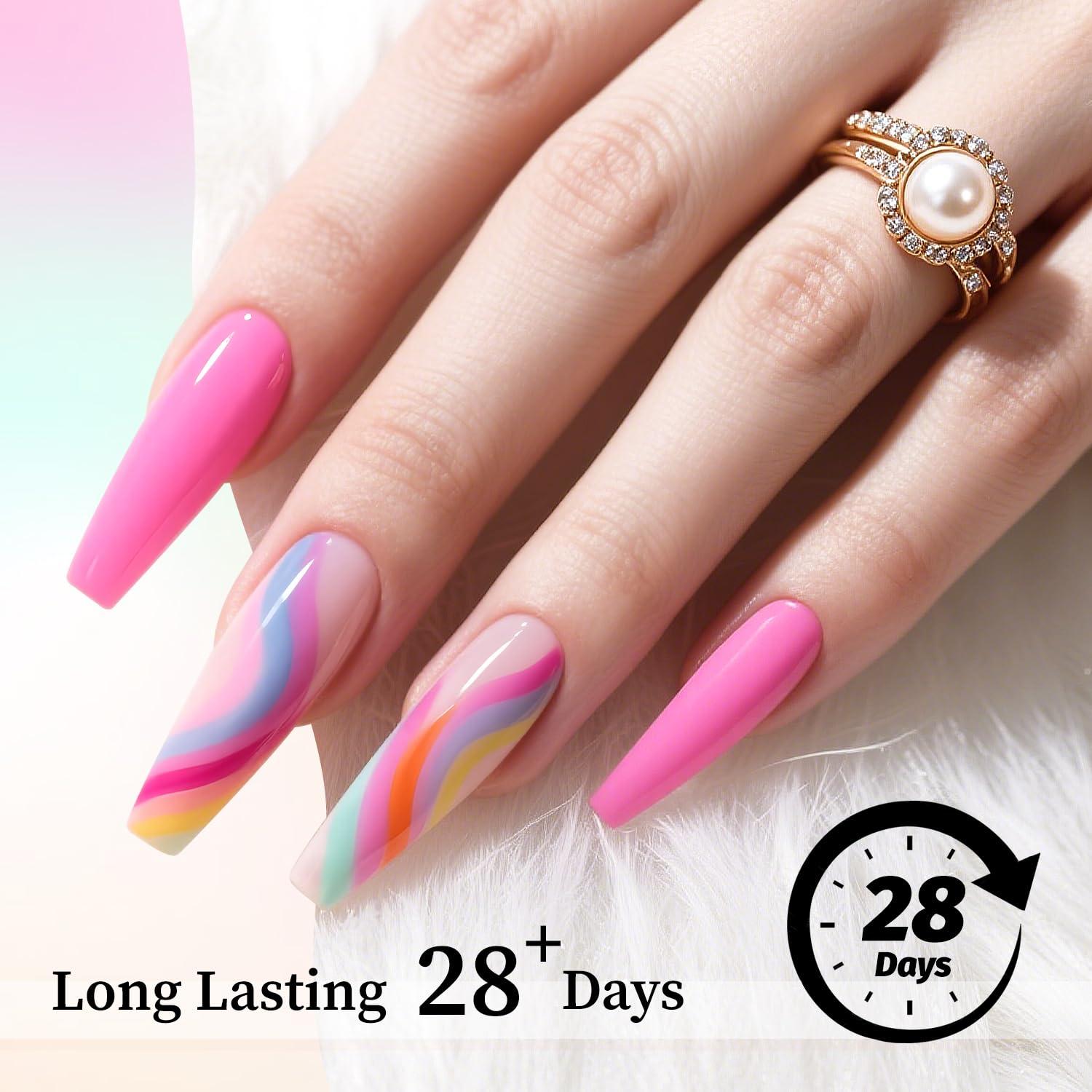 imageJODSONE 10ML Blooming Gel Nail Polish Clear Marble Nail Nail Art Accessories for Spreading Effects Floral Print Watercolor Design for Women10ml Base Top Coat Blooming Gel Set