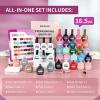 imageJODSONE 30 Colors Gel Nail Polish Set Same Color Same Bottles 6 PCS of Functional Gel Polish30ColorSameM5M1