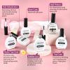 imageJODSONE 30 Colors Gel Nail Polish Set Same Color Same Bottles 6 PCS of Functional Gel Polish30ColorSameM5M1