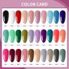imageJODSONE 30 Colors Gel Nail Polish Set Same Color Same Bottles 6 PCS of Functional Gel Polish30ColorSameM5M1