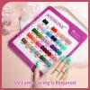imageJODSONE 30 Colors Gel Nail Polish Set Same Color Same Bottles 6 PCS of Functional Gel Polish30ColorSameM5M1