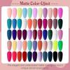imageJODSONE 60 PCS Gel Nail Polish Kit with U V Light 55 Colors No Wipe Beautiful Colors Nail Gel Polish Base Top Coat Manicure Gifts for Salon and at Home60KIT 05