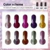 imageJODSONE Gel Nail Polish Starter Set 100 Pieces Multicolor Gel Nail Polish Nail Salon Home Use In Shine10Color12