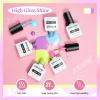 imageJODSONE Gel Nail Polish Starter Set 100 Pieces Multicolor Gel Nail Polish Nail Salon Home Use In Shine10Color501