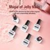 imageJODSONE Gel Nail Polish Starter Set 100 Pieces Multicolor Gel Nail Polish Nail Salon Home Use In Shine10ColorJelly