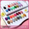 imageJODSONE Same Color Same Bottle 32 Colors Gel Nail Polish with U V Light Soak Off Glitter Base Top Matte Coat Manicure Salon Home DIY32SETSame Color1