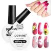 imageJODSONE 10ML Blooming Gel Nail Polish Clear Marble Nail Nail Art Accessories for Spreading Effects Floral Print Watercolor Design for Women10ml 2Pcs Blooming Gel