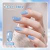 imageJODSONE 10ml 6 Colors Jelly Gel Nail Polish Set Ocean Blue Turquoise Gel Polish with Crystal Long Lasting All Seasons Need U V Lamp6colors11