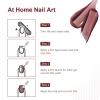 imageJODSONE 10ml Brown Gel Nail Polish Chocolate Brown Gel Polish Color Manicure Salon DIY at Home High Gloss Soak Off U V