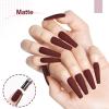 imageJODSONE 10ml Brown Gel Nail Polish Chocolate Brown Gel Polish Color Manicure Salon DIY at Home High Gloss Soak Off U V