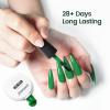 imageJODSONE 10ml Gel Nail Polish Bright Green Polish Green Color High Gloss Soak Off U V Gel Nail Manicure Salon DIY at HomeB13