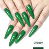 imageJODSONE 10ml Gel Nail Polish Bright Green Polish Green Color High Gloss Soak Off U V Gel Nail Manicure Salon DIY at HomeB13