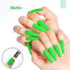 imageJODSONE 10ml Gel Nail Polish Bright Green Polish Green Color High Gloss Soak Off U V Gel Nail Manicure Salon DIY at HomeB42
