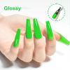imageJODSONE 10ml Gel Nail Polish Bright Green Polish Green Color High Gloss Soak Off U V Gel Nail Manicure Salon DIY at HomeB42