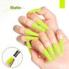 imageJODSONE 10ml Gel Nail Polish Bright Green Polish Green Color High Gloss Soak Off U V Gel Nail Manicure Salon DIY at HomeB44
