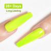 imageJODSONE 10ml Gel Nail Polish Bright Green Polish Green Color High Gloss Soak Off U V Gel Nail Manicure Salon DIY at HomeB44