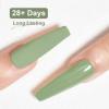 imageJODSONE 10ml Gel Nail Polish Bright Green Polish Green Color High Gloss Soak Off U V Gel Nail Manicure Salon DIY at HomeB49