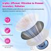 imageJODSONE 120W Nail Dust Collector Powerful Vacuum Fan Dust Collector Nail with Reusable Filter Manicure Pedicure Tool for Acrylic Nail Polishing Salon and Home UseWhite
