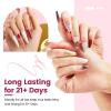 imageJODSONE 15ML Nail Primer Base Coat Top Coat Glossy Quick Drying Durable DIY Nail Art Design Long Lasting Gift15MLB