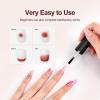 imageJODSONE 15ML Nail Primer Base Coat Top Coat Glossy Quick Drying Durable DIY Nail Art Design Long Lasting Gift15MLBTBLO