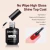 imageJODSONE 15ML Nail Primer Base Coat Top Coat Glossy Quick Drying Durable DIY Nail Art Design Long Lasting Gift15MLBTBLO