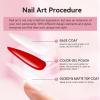 imageJODSONE 15ML Nail Primer Base Coat Top Coat Glossy Quick Drying Durable DIY Nail Art Design Long Lasting Gift15MLBTM