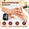 imageJODSONE 15ML Nail Primer Base Coat Top Coat Glossy Quick Drying Durable DIY Nail Art Design Long Lasting Gift15MLDPBT