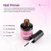 imageJODSONE 15ML Nail Primer Base Coat Top Coat Glossy Quick Drying Durable DIY Nail Art Design Long Lasting Gift15MLPBT