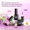 imageJODSONE 15ML Nail Primer Base Coat Top Coat Glossy Quick Drying Durable DIY Nail Art Design Long Lasting Gift15MLPBT