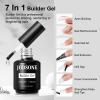 imageJODSONE 15ML Nail Primer Base Coat Top Coat Glossy Quick Drying Durable DIY Nail Art Design Long Lasting Gift15MLPBTBG
