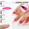 imageJODSONE 15ML Nail Primer Base Coat Top Coat Glossy Quick Drying Durable DIY Nail Art Design Long Lasting Gift15MLPBTBG