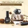 imageJODSONE 15ML Nail Primer Base Coat Top Coat Glossy Quick Drying Durable DIY Nail Art Design Long Lasting Gift15MLTT