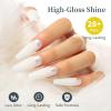 imageJODSONE 15ml White Gel Nail Polish Soak Off Led Gel Polish Nail Art Manicure Salon Diy Home For Girl15ML White Gel Nail Polish