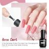 imageJODSONE 2 Bottles of Top Coat Base Coat Set No Wipe Foundation Combination Bright Surface At Home DIY Nail Salon Girl Gift2 Pcs 15mlBT