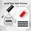 imageJODSONE 2 Bottles of Top Coat Base Coat Set No Wipe Foundation Combination Bright Surface At Home DIY Nail Salon Girl Gift2PCS165MLDP