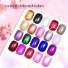 imageJODSONE 23PCS Gel Nail Polish Set 20 translucent Jelly Color Natural and Elegant Long Lasting Suitable for Home and Salon20color set 10