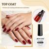 imageJODSONE 3Pcs 10ml Top and Base Coat Nail Glue Gel Set No Wipe for Long Lasting Manicures Nail Glue Gel for Securely Attaching False Nails and Decorations Requires U V Lamp Curing10MLBTR