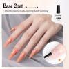imageJODSONE 3Pcs 10ml Top and Base Coat Nail Glue Gel Set No Wipe for Long Lasting Manicures Nail Glue Gel for Securely Attaching False Nails and Decorations Requires U V Lamp Curing10MLBTPBG