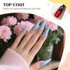 imageJODSONE 3Pcs 10ml Top and Base Coat Nail Glue Gel Set No Wipe for Long Lasting Manicures Nail Glue Gel for Securely Attaching False Nails and Decorations Requires U V Lamp Curing10MLBTNG