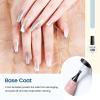 imageJODSONE 3Pcs 10ml Top and Base Coat Nail Glue Gel Set No Wipe for Long Lasting Manicures Nail Glue Gel for Securely Attaching False Nails and Decorations Requires U V Lamp CuringBase coat