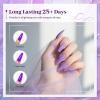 imageJODSONE 3Pcs 10ml Top and Base Coat Nail Glue Gel Set No Wipe for Long Lasting Manicures Nail Glue Gel for Securely Attaching False Nails and Decorations Requires U V Lamp Curing10MLBTM
