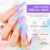 imageJODSONE 3Pcs 10ml Top and Base Coat Nail Glue Gel Set No Wipe for Long Lasting Manicures Nail Glue Gel for Securely Attaching False Nails and Decorations Requires U V Lamp Curing2 Pcs 10mlBT