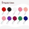 imageJODSONE Art Gel Liner Set 10 Colors Black Red Blue Need U V Lamp Cured with Thin Brush Gift for Girls at Home Salon Design10colors set