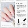 imageJODSONE Clear Builder Gel for Nails 10ml Nail Strengthener Gel for Nail Apex Extensions Repairing Thickening Hard Gel Polish Needs Nail Lamp Curing DIY Salon Nail Art2 Builder Gel