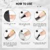 imageJODSONE Clear Builder Gel for Nails 10ml Nail Strengthener Gel for Nail Apex Extensions Repairing Thickening Hard Gel Polish Needs Nail Lamp Curing DIY Salon Nail Art2 Builder Gel
