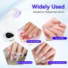 imageJODSONE Mini Cordless U V LED Nail Lamp Portable Rechargeable for Gel Nails Auto Sensor LED Nail Lamp White