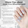 imageJODSONE Ocean Wave Blooming Liquid165ml Wave White Blooming Liquid for Spreading Effect WaveHigh Fluidity Wave Textures for Ocean Wave Nail ArtSoak off Diy Nail Art DesignUse with Gel Polish