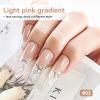 imageJODSONE Pat Painting Gel Nail Polish 6 PCS Gradient Design with 50 PCS Soft Nail Sponges ampamp Grabbing Pen Gradient Blush Effect Nail Art Gel Paint for Manicure Salon6ColorPPG1