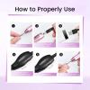 imageJODSONE Professional Electric Nail Drill 15000RPM USB Plugin Model 6 Replacement Bits Low Noise For Home Nail Salon