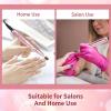 imageJODSONE Professional Electric Nail Drill 20000RPM Low Noise Work efficiently with 6 Replacement Drills for Salon and Home UseRose Gold
